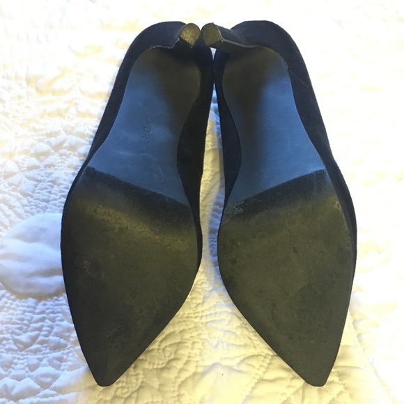 Tanzy D Black Suede Pump Stilettos by Report 👠 - Picture 6 of 8